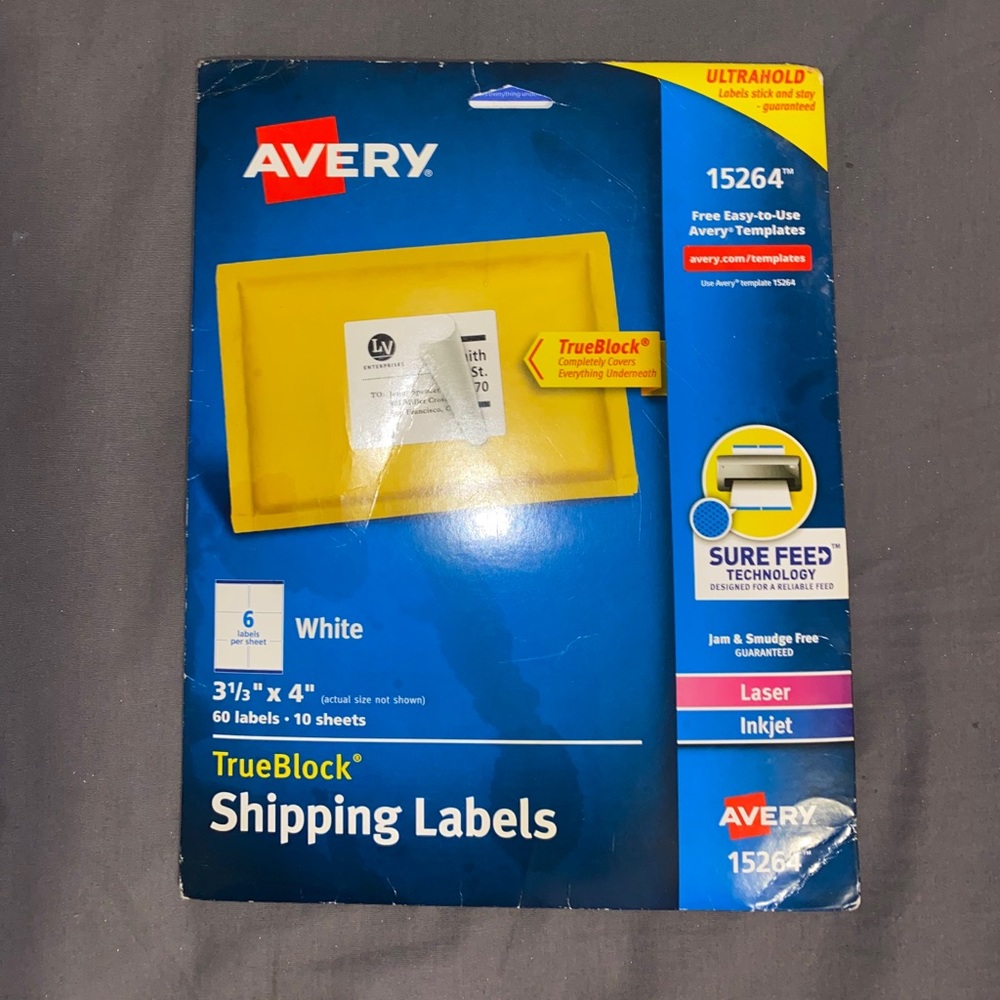 Shipping labels